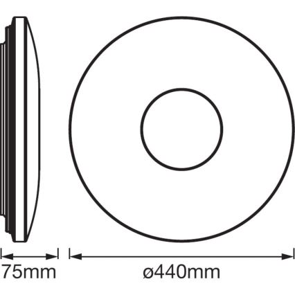 Ledvance - LED Takbelysning med sensor SPARKLEDOT LED/32W/230V