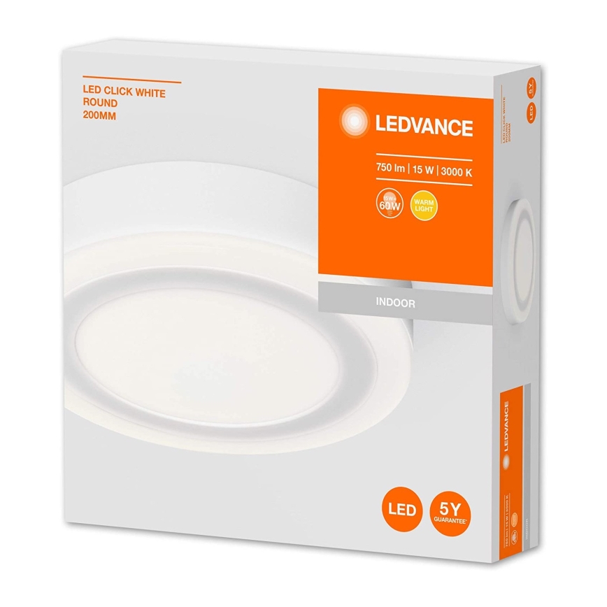Ledvance - LED Takbelysning ROUND LED/15W/230V d. 20 cm