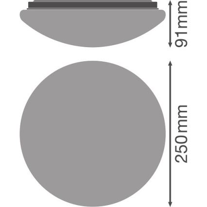 Ledvance - LED taklampa ESSENTIAL LED/13W/230V 4000K