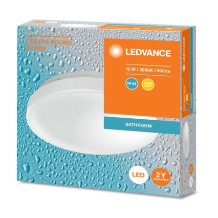 Ledvance - LED taklampa för badrum CEILING ROUND LED/12W/230V 3000K IP44