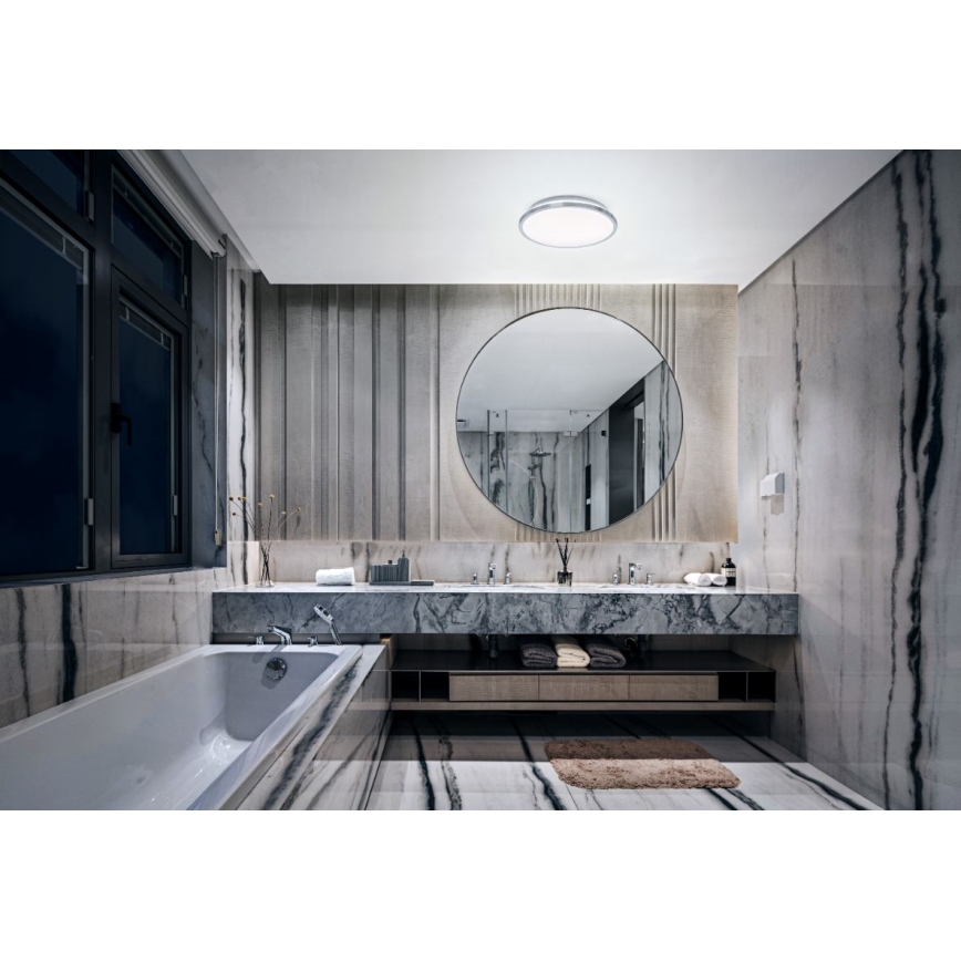 Ledvance - LED taklampa för badrum DISC LED/18W/230V 3000/4000K IP44