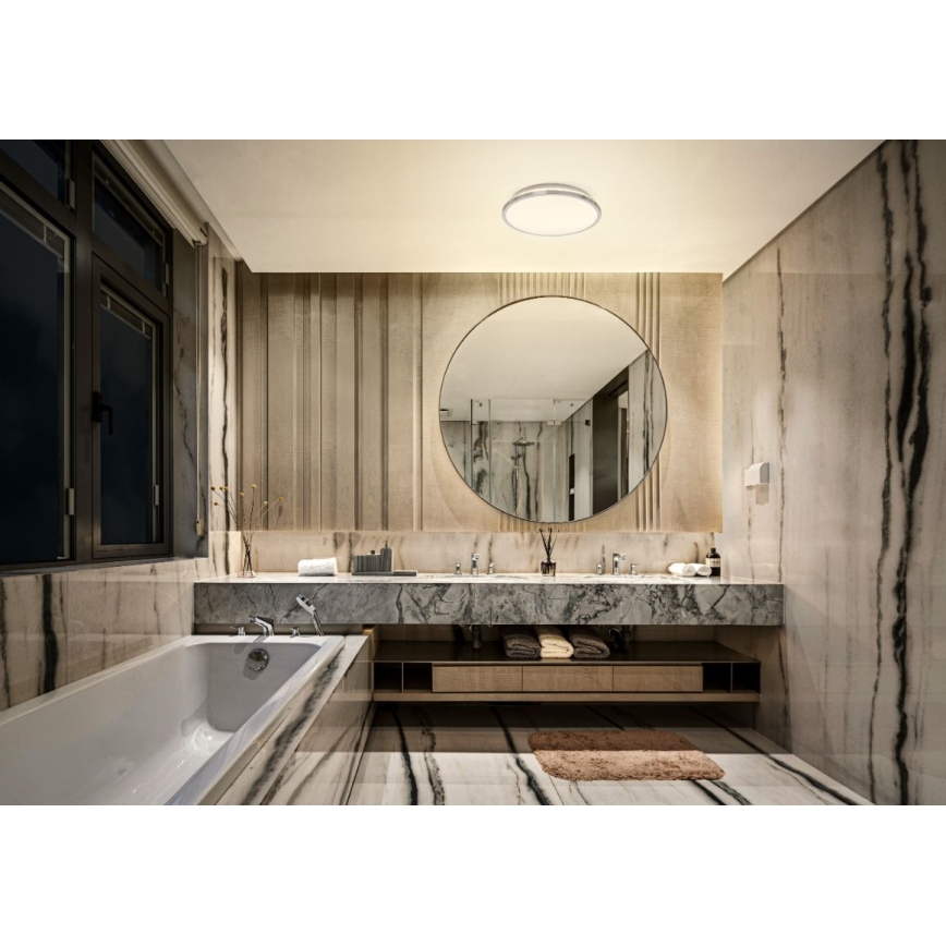 Ledvance - LED taklampa för badrum DISC LED/18W/230V 3000/4000K IP44