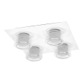 Ledvance - LED taklampa för badrum ORBIS FLAME 4xLED/5,5W/230V 3000/4000K IP44 vit