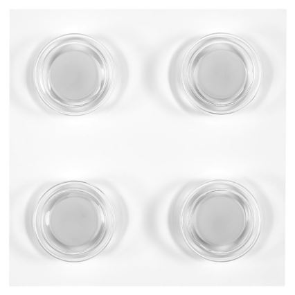Ledvance - LED taklampa för badrum ORBIS FLAME 4xLED/5,5W/230V 3000/4000K IP44 vit