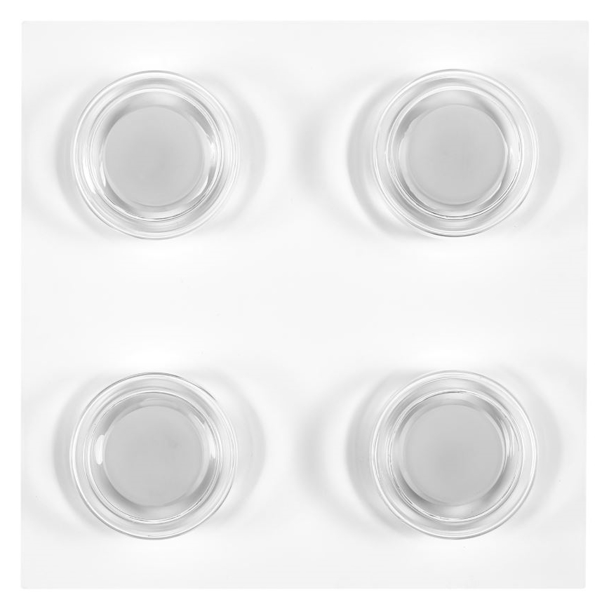 Ledvance - LED taklampa för badrum ORBIS FLAME 4xLED/5,5W/230V 3000/4000K IP44 vit