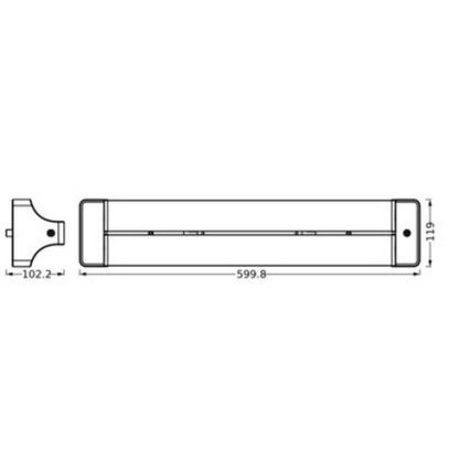 Ledvance - LED taklampa OFFICE LINE LED/24W/230V 60 cm