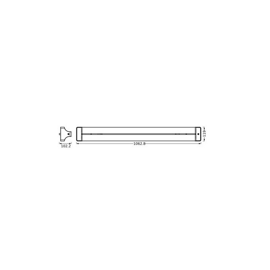 Ledvance - LED taklampa OFFICE LINE LED/42W/230V 106 cm