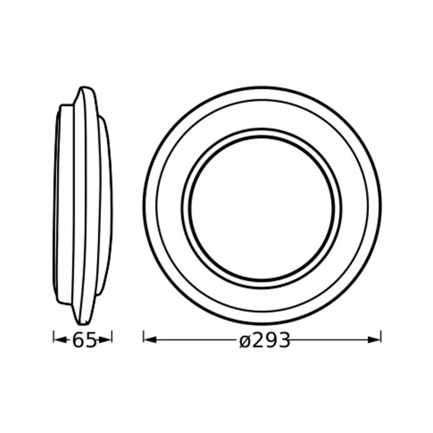 Ledvance - LED taklampa ORBIS BERLIN LED/16W/230V silver