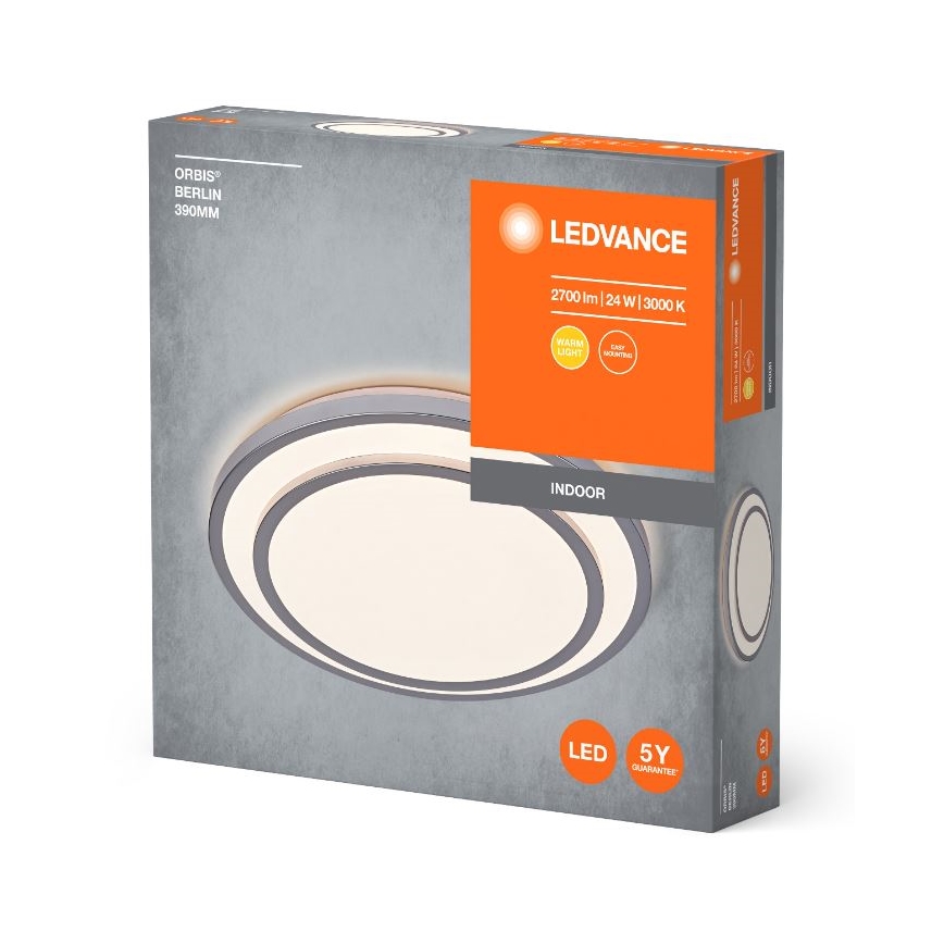 Ledvance - LED taklampa ORBIS BERLIN LED/24W/230V silver