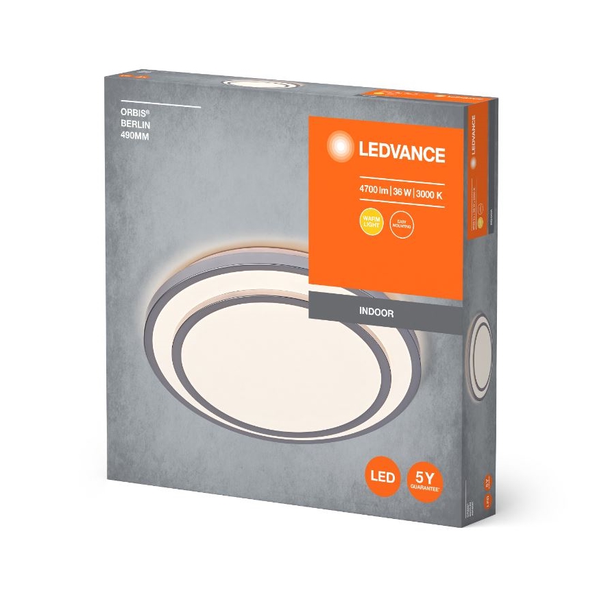 Ledvance - LED taklampa ORBIS BERLIN LED/36W/230V silver