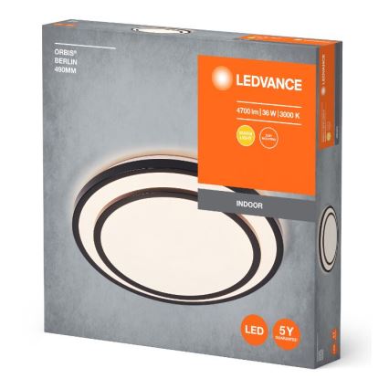 Ledvance - LED taklampa ORBIS BERLIN LED/36W/230V svart