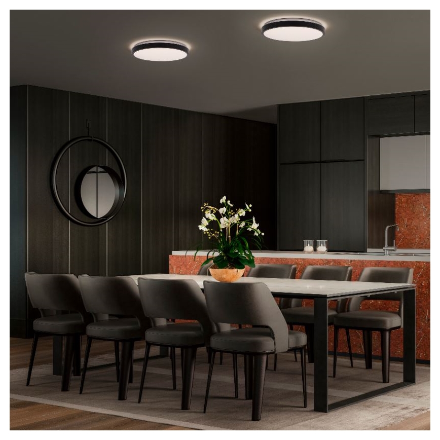 Ledvance - LED taklampa ORBIS LONDON LED/16W/230V svart