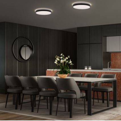 Ledvance - LED taklampa ORBIS LONDON LED/24W/230V svart