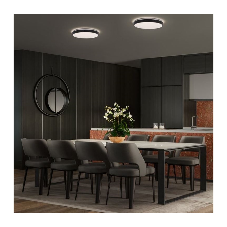 Ledvance - LED taklampa ORBIS LONDON LED/24W/230V svart