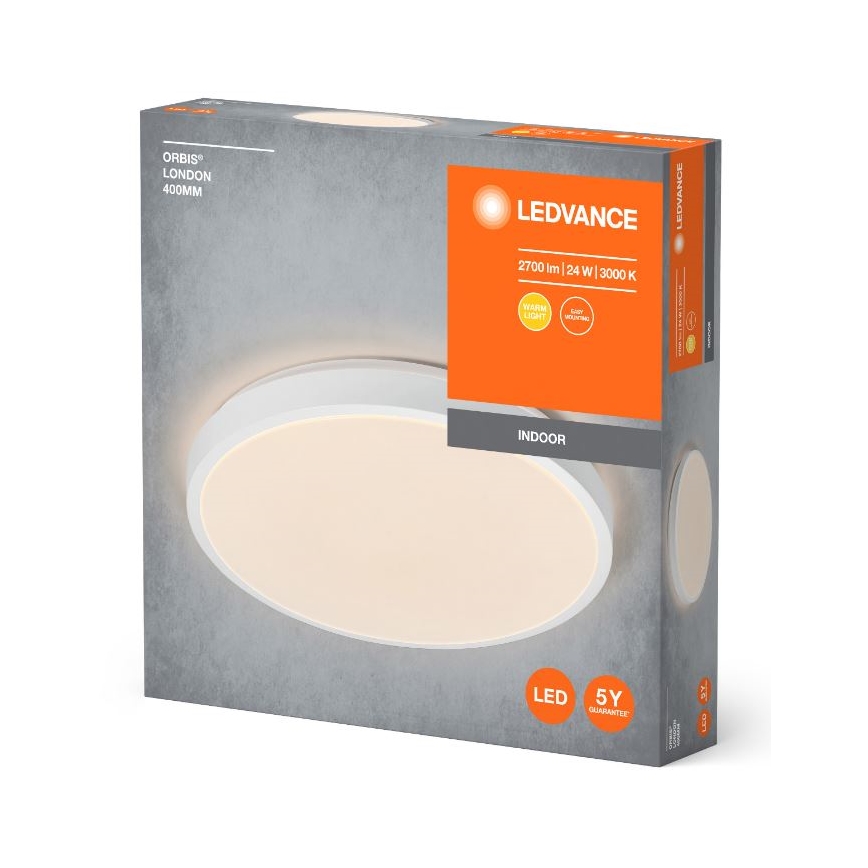 Ledvance - LED taklampa ORBIS LONDON LED/24W/230V vit