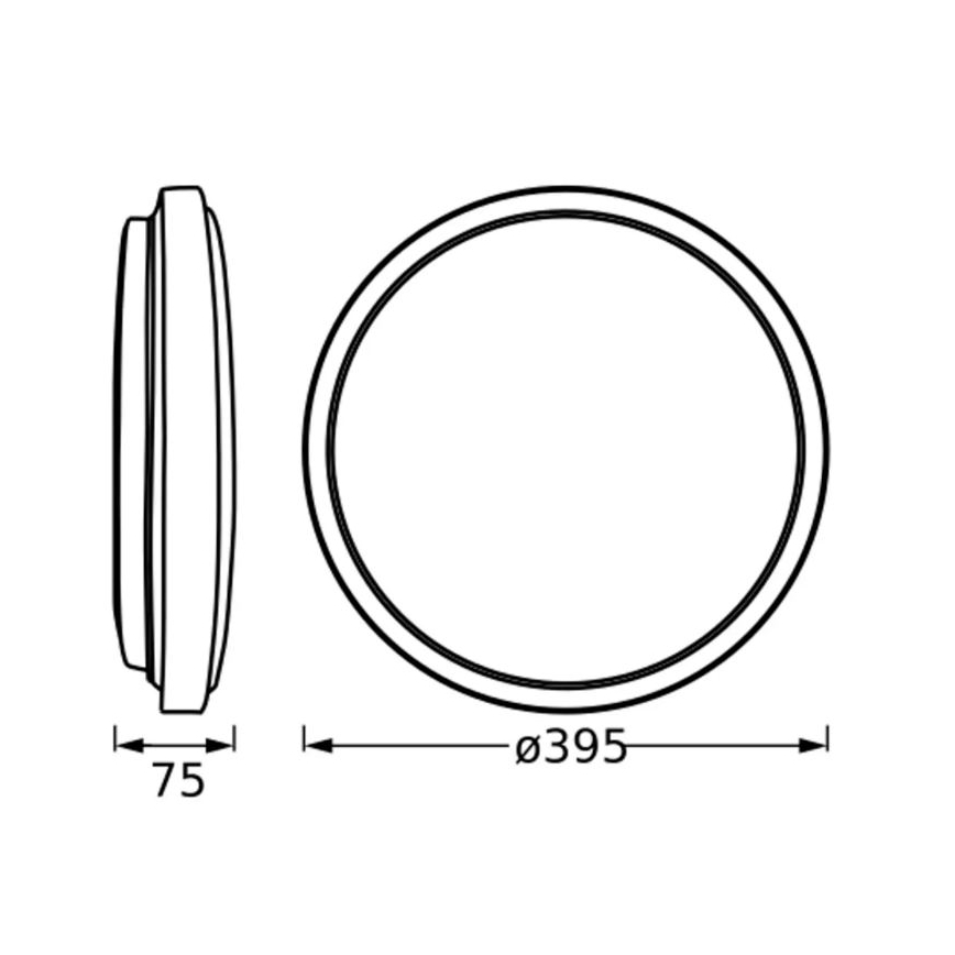 Ledvance - LED taklampa ORBIS LONDON LED/24W/230V vit