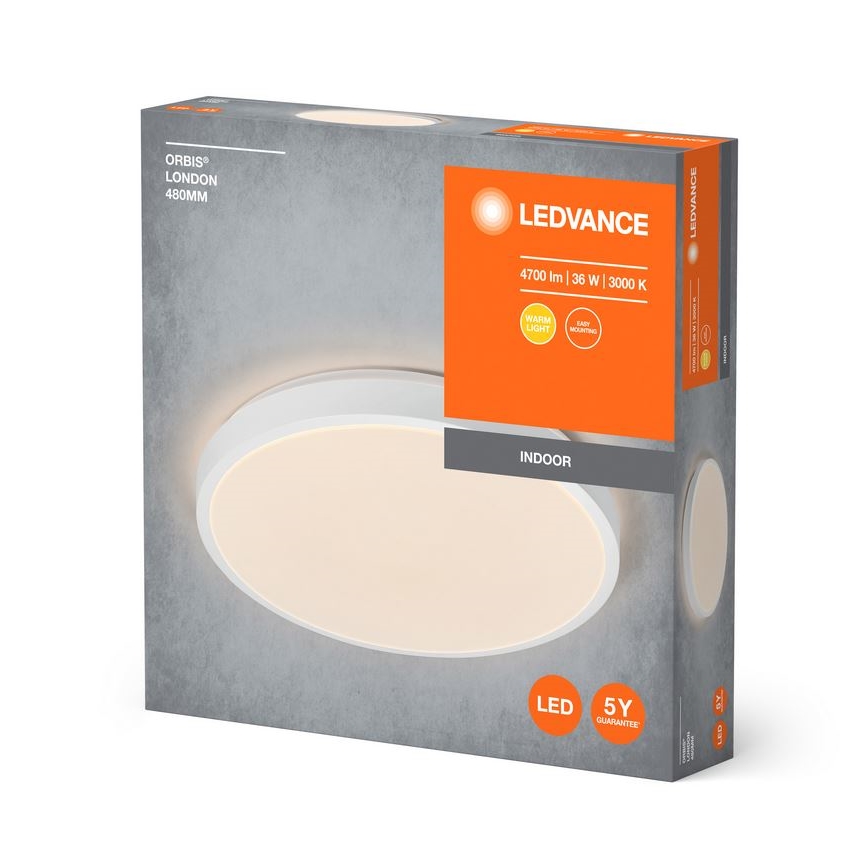 Ledvance - LED taklampa ORBIS LONDON LED/36W/230V vit