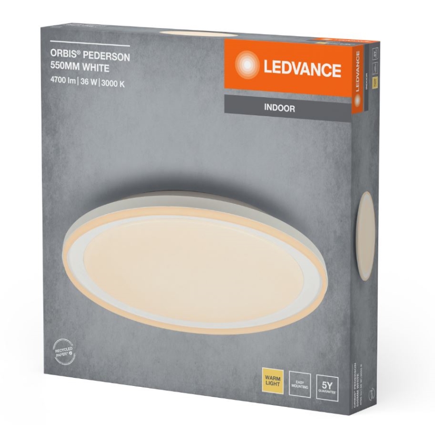 Ledvance - LED taklampa ORBIS PEDERSON LED/36W/230V diameter 55 cm vit