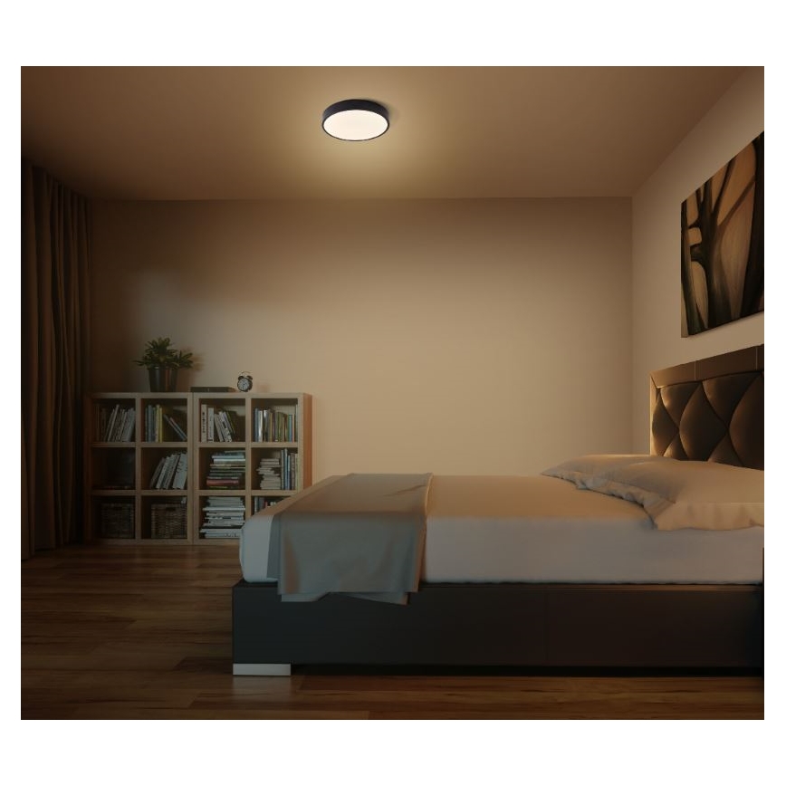Ledvance - LED taklampa ORBIS SLIM LED/20W/230V svart