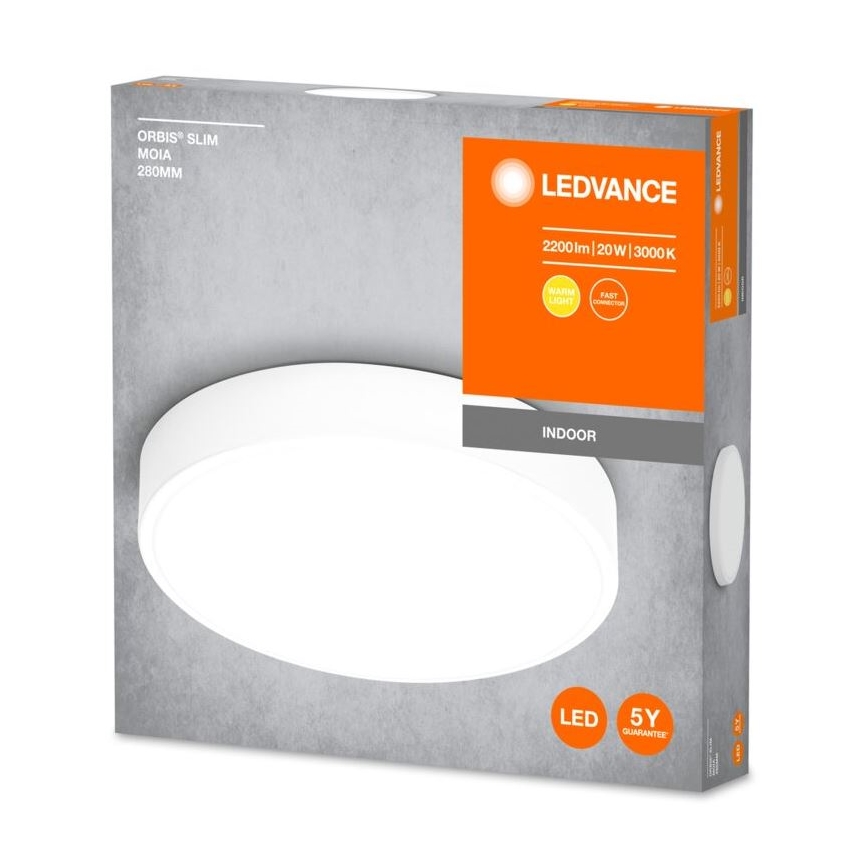 Ledvance - LED taklampa ORBIS SLIM LED/20W/230V vit