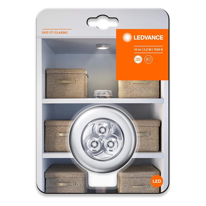 Ledvance - LED Touch orienteringsbelysning prick-IT LED/0,23W/4,5V