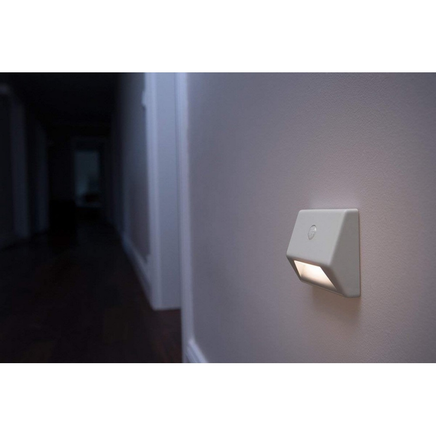 Ledvance - LED trappbelysning med sensor NIGHTLUX LED/0,25W/3×AAA IP54