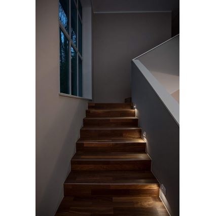 Ledvance - LED trappbelysning med sensor NIGHTLUX LED/0,25W/3×AAA IP54