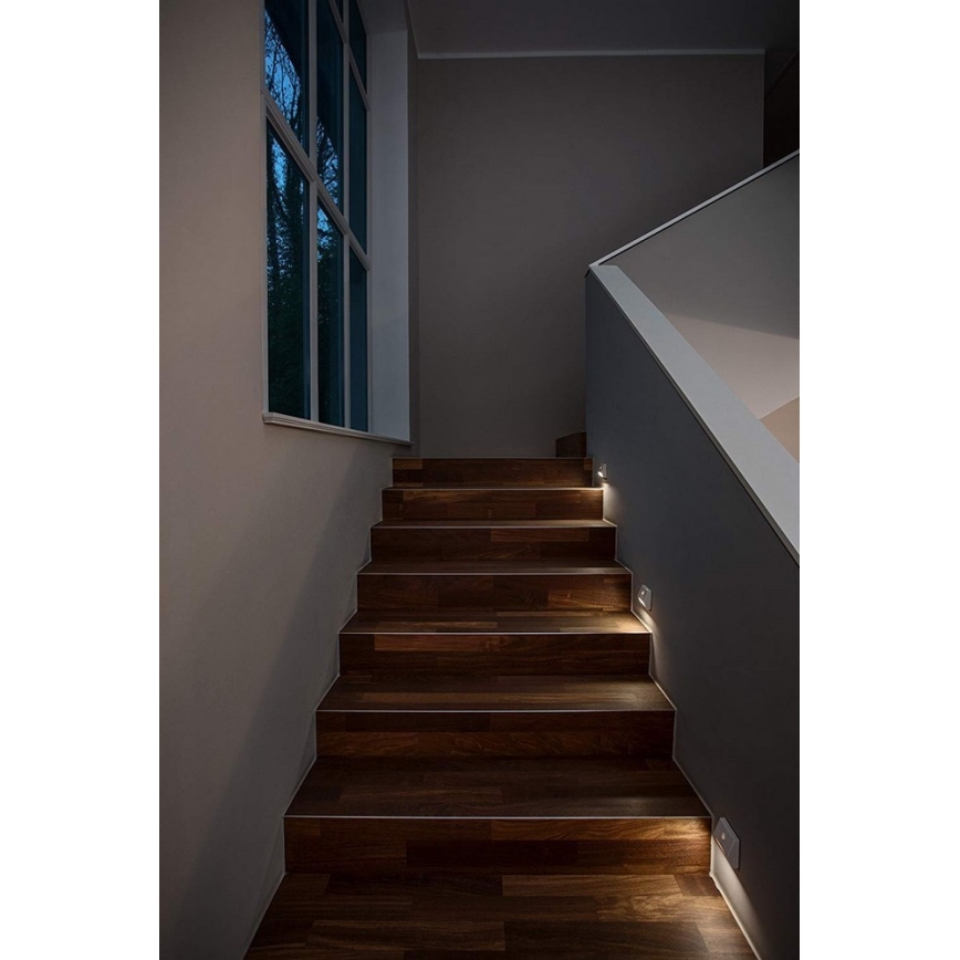 Ledvance - LED trappbelysning med sensor NIGHTLUX LED/0,25W/3×AAA IP54