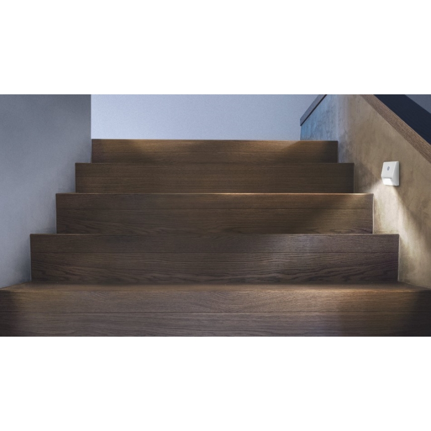 Ledvance - LED Trappljus med sensor NattbelysningLUX LED/0.25W/3xAAA IP54