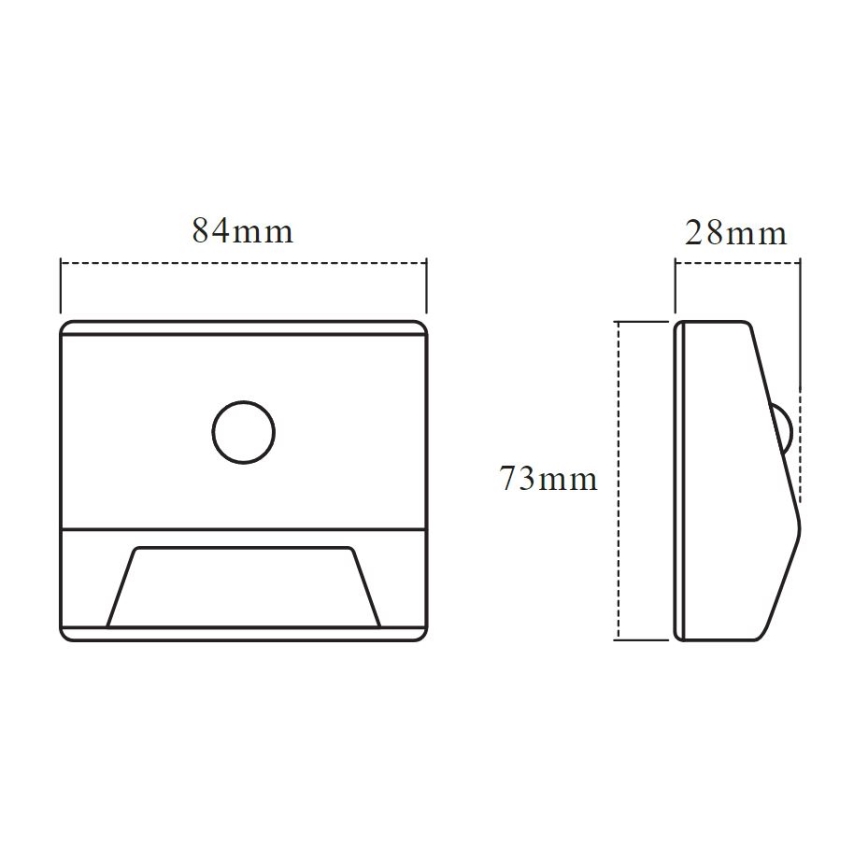 Ledvance - LED Trappljus med sensor NattbelysningLUX LED/0.25W/3xAAA IP54