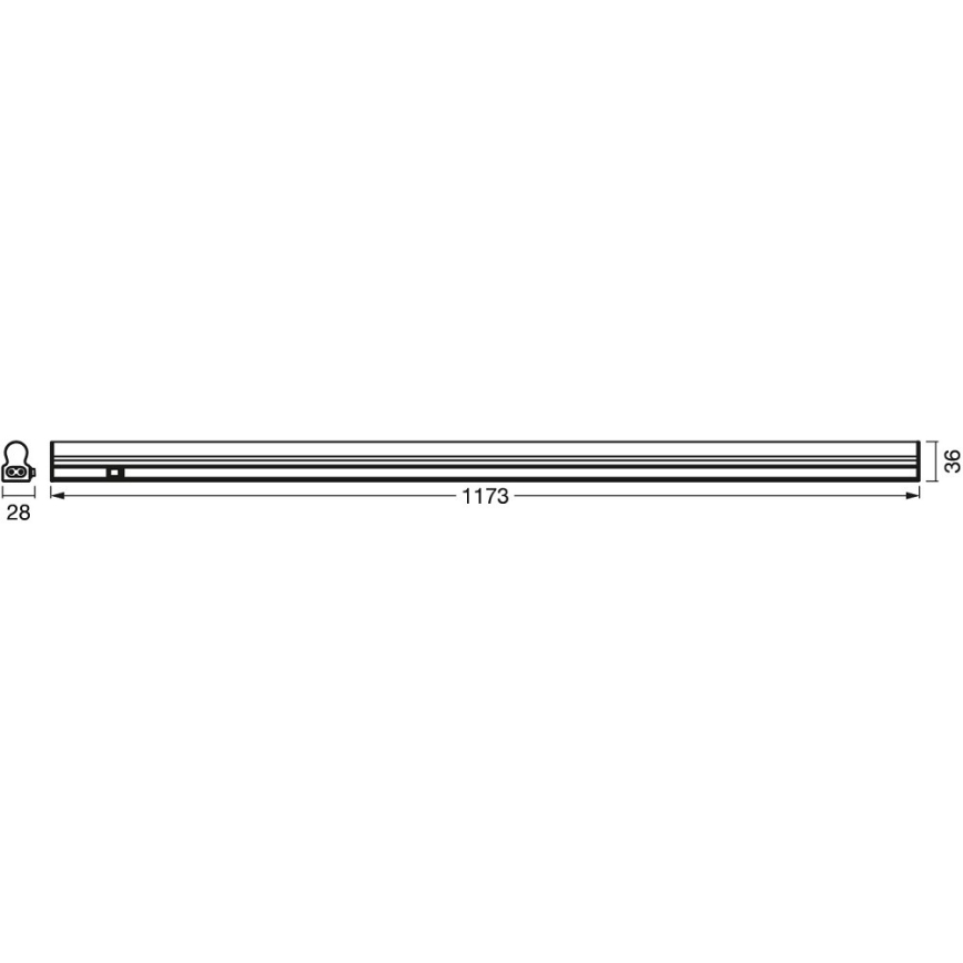 Ledvance - LED Underskåpsbelysning för kök med sensor BATTEN LED/14W/230V 120 cm