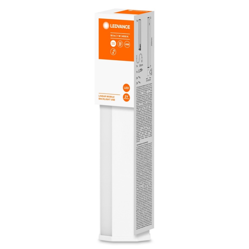 Ledvance - LED Underskåpsbelysning kök  med sensor  MOBILE LED/1W/5V 20 cm
