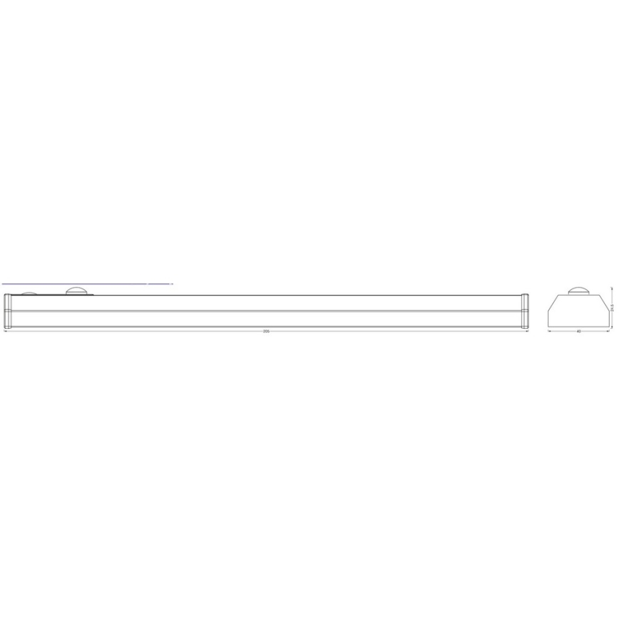 Ledvance - LED Underskåpsbelysning kök  med sensor  MOBILE LED/1W/5V 20 cm