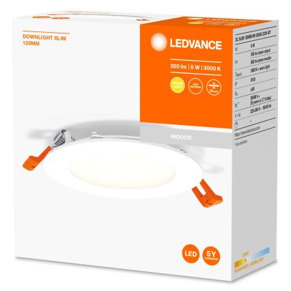 Ledvance - LED upphängd taklampa  SLIM LED/8W/230V 3000K