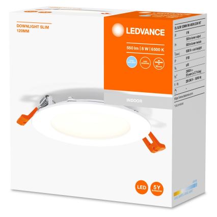 Ledvance - LED upphängd taklampa  SLIM LED/8W/230V 6500K