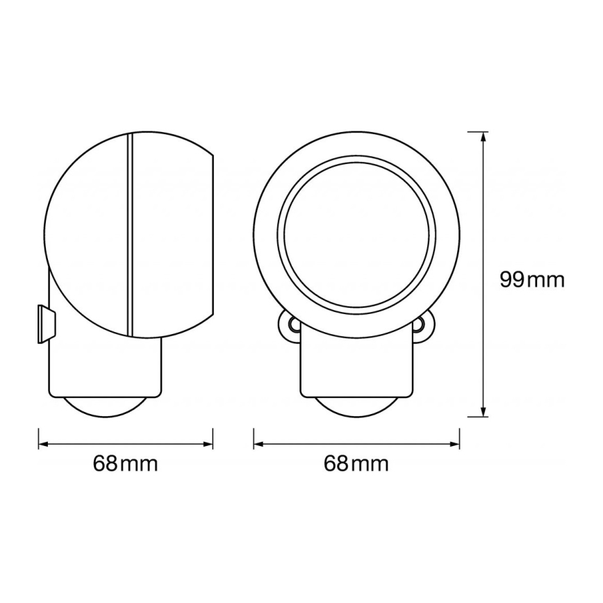 Ledvance -LED utomhus orienteringsbelysning med sensor SPYLUX LED/0,3W/3xAA IP43