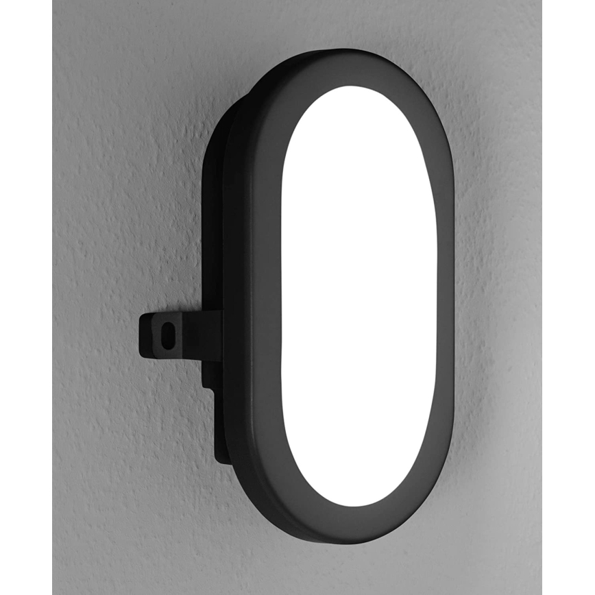 Ledvance - LED Utomhus Väggbelysning BULKHEAD LED/6W/230V IP54 svart