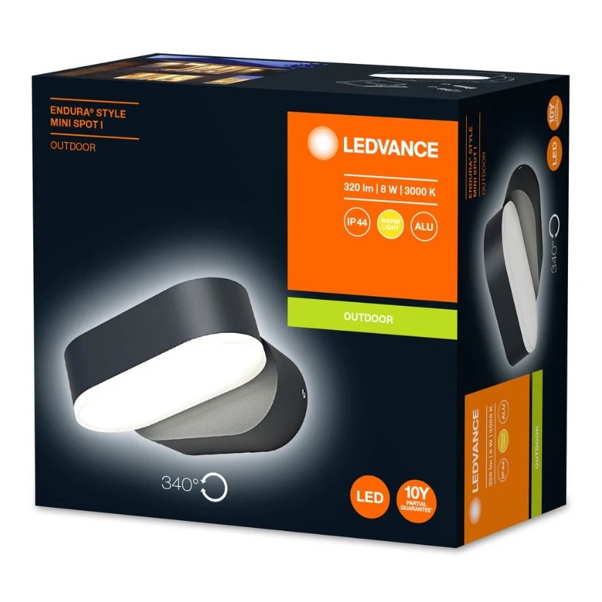 Ledvance - LED Utomhus Väggbelysning ENDURA LED/8W/230V IP44