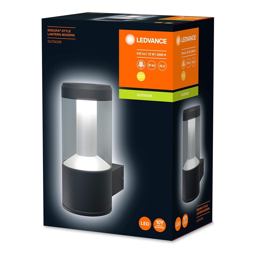 Ledvance - LED Utomhus Väggbelysning lykta 1xLED/12W/230V IP44