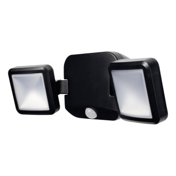 Ledvance - LED Utomhus Väggbelysning med sensor Batteri 2xLED/10W/6V IP54