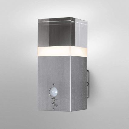Ledvance - LED Utomhus Väggbelysning med sensor Kristall 1xLED/5W/230V IP44