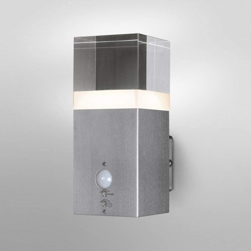 Ledvance - LED Utomhus Väggbelysning med sensor Kristall 1xLED/5W/230V IP44