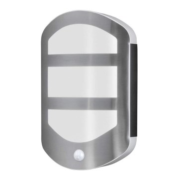 Ledvance - LED Utomhus Väggbelysning med sensor PLATE LED/12,5W/230V IP44