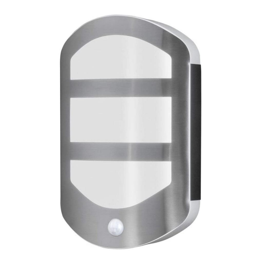 Ledvance - LED Utomhus Väggbelysning med sensor PLATE LED/12,5W/230V IP44