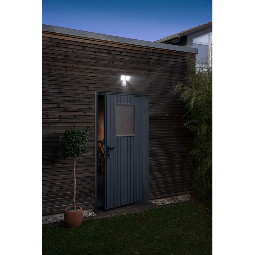 Ledvance - LED Utomhus Väggbelysning med sensor SPOT 2xLED/8W/230V IP55