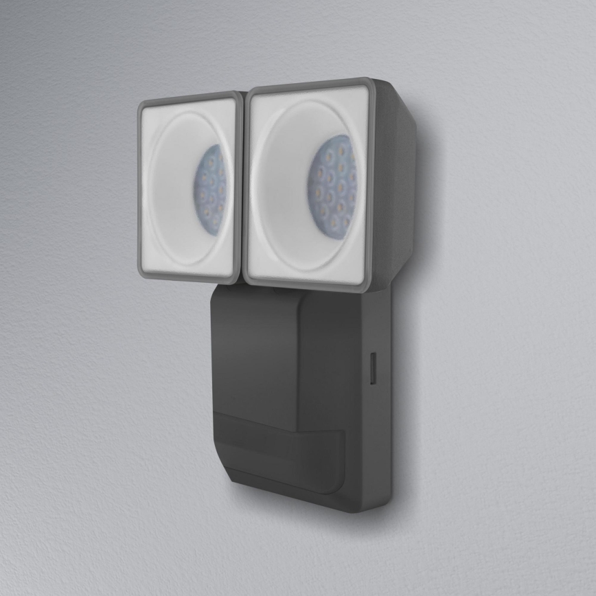 Ledvance - LED Utomhus Väggbelysning med sensor SPOT 2xLED/8W/230V IP55