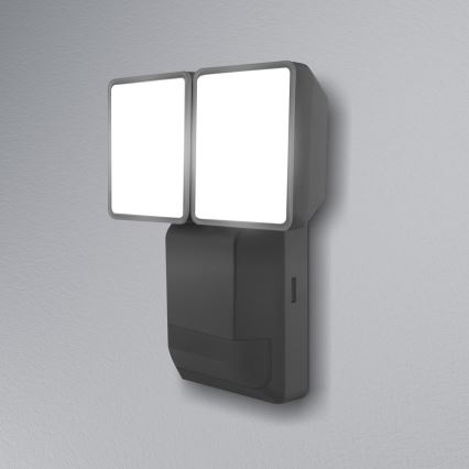 Ledvance - LED Utomhus Väggbelysning med sensor SPOT 2xLED/8W/230V IP55