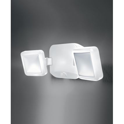 Ledvance - LED Utomhus vägglampa med sensor BATTERY 2xLED/10W/4xD IP54