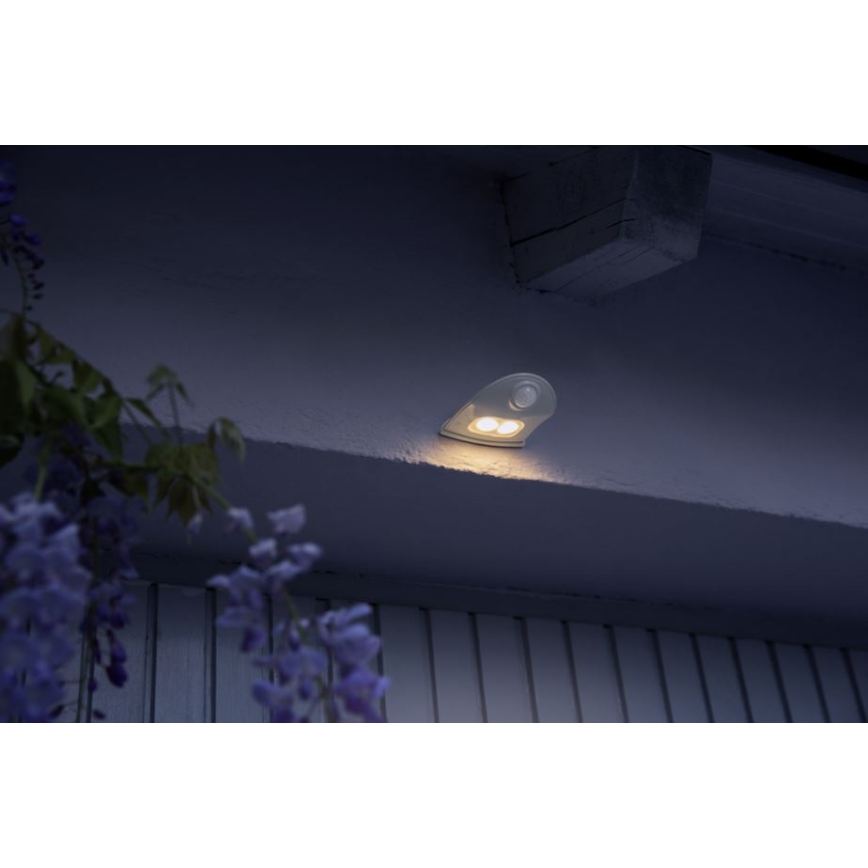 Ledvance - LED Utomhus vägglampa med sensor DOORLED LED/1W/3xAA IP54
