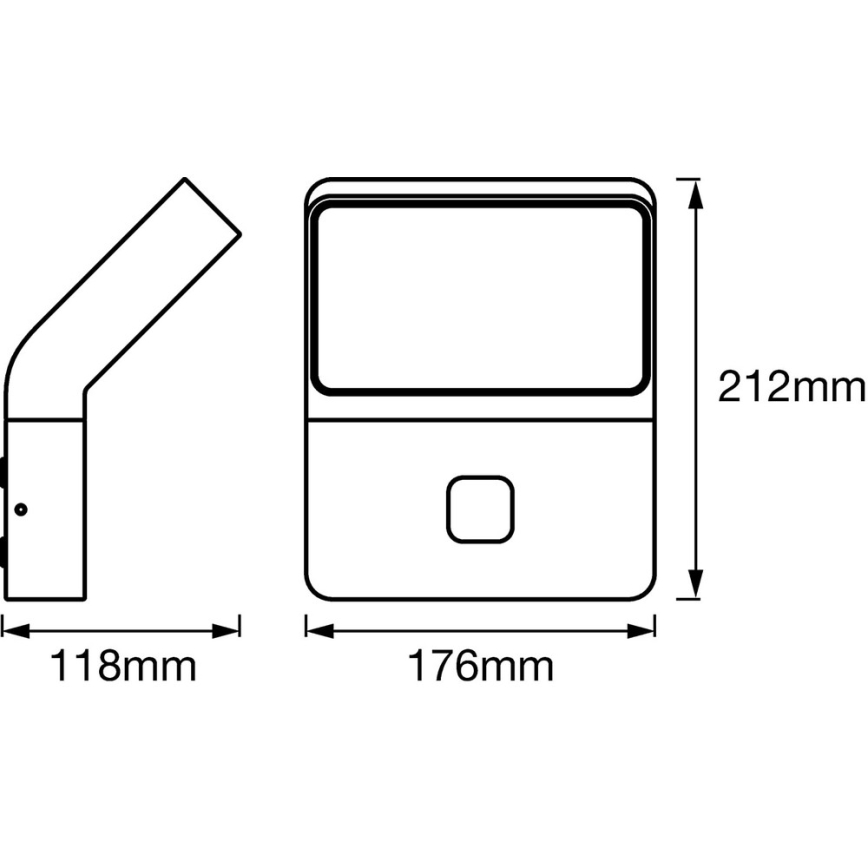 Ledvance - LED Utomhusbelysning med sensor ENDURA LED/12W/230V IP44